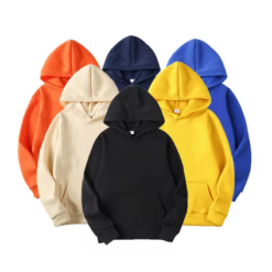 YUKAIHE 220G Custom Logo Men's Fleece Hot Selling High Quality Oversize Drop Shoulder Strings Colorful Hoodies